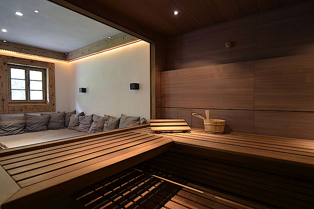 RUKU Sauna integrierte Infrarotkabine Thermium